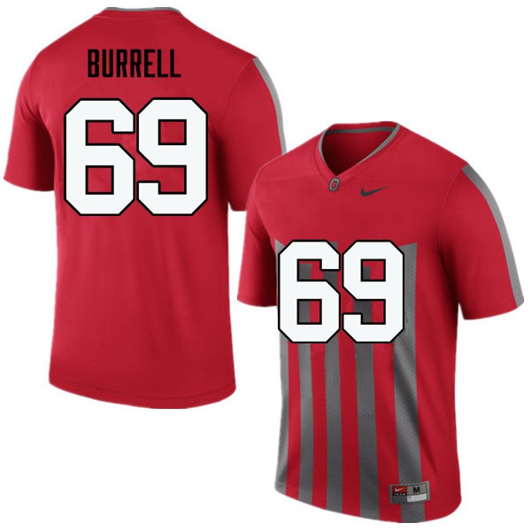 Ohio State Buckeyes #69 Matthew Burrell Men Official Jersey Throwback OSU71175